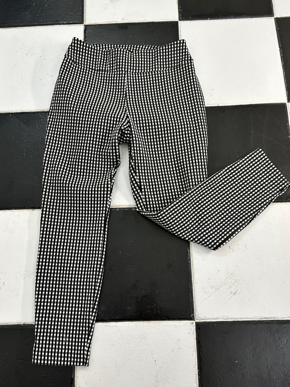 New York & Company Black and White Leggings